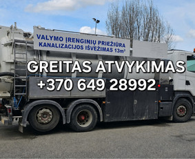 Nuotekų i&scaron;vežimas - Nuotekų i&scaron;vežimas, Valymo Įrenginių Aptarnavimas - 1