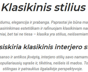 Turinys jūsų svetainei, straipsniai, Redagavimas / Irma Norkūnienė / Darbų pavyzdys ID 978831