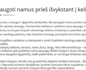 Turinys jūsų svetainei, straipsniai, Redagavimas / Irma Norkūnienė / Darbų pavyzdys ID 978871