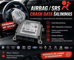 Autoservisai, automobilių remontas - Airbag Srs Crash Data &Scaron;alinimas / Valymas - 1