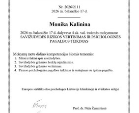 Vaikų psichologai - Psichologė, dirbanti su vaikais, paaugliais ir jaunimu - 4