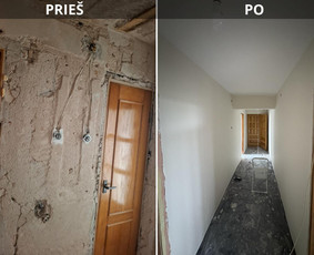 Vidaus apdailos darbai - Montuojame Gipskartoni , atliekame dažymo darbus. - 1