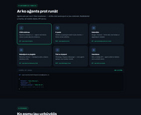 Di automatizavimas, chatbotai ir integracijos / Jānis Vilciņš / Darbų pavyzdys ID 4534360