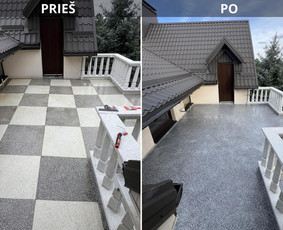 Stogdengiai, stogo darbai - Plok&scaron;čių stogų, terasų ir balkonų hidroizoliacija/remontas! - 1