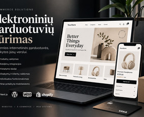 El. parduotuvių kūrimas - Svetainių kūrimas, web sistemos ir automatizacijos - 1