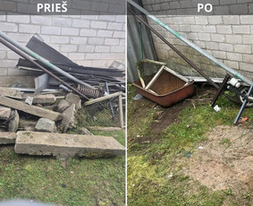 Aplinkos tvarkymas, apželdinimas - &Scaron;iuk&scaron;lių,baldų i&scaron;vežimas,griovimo darbai - 2