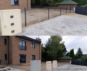 Skardinės tvoros - Kokybi&scaron;kas 3D tvorų montavimas / Segmentinių tvorų įrengimas - 2