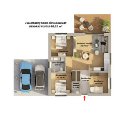 3d vizualizacijos/ 3d aukštų planai/ animacijos / MB Eu turtas / Darbų pavyzdys ID 4536084