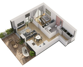 3d vizualizacijos/ 3d aukštų planai/ animacijos / MB Eu turtas / Darbų pavyzdys ID 4536706