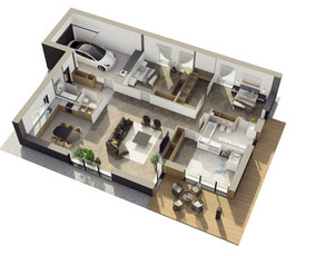 3d vizualizacijos/ 3d aukštų planai/ animacijos / MB Eu turtas / Darbų pavyzdys ID 4536708