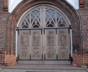 Vidaus durys, gamyba - Medinės pavėsinės, stoginės, sandėliukai, durys, laiptai - 1
