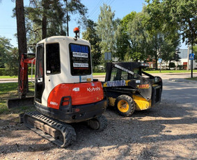 Bobcat nuoma - Mini krautuvo nuoma, Mini ekskavatoriaus nuoma Bobkato nuoma - 1