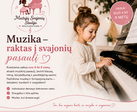 Fortepijono pamokos - Vaikų Muzikos Studija - 1