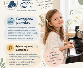 Privačios muzikos pamokos - Vaikų Muzikos Studija - 1