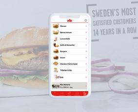 Android ir iOS programėlės MAX Burgers restoranų tinklui, turinčiam daugiau nei 120 restoranų visame pasaulyje.