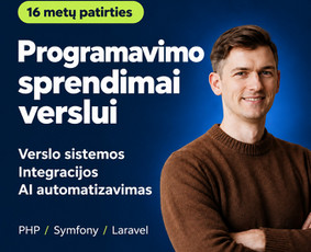 Programuotojai - Ai integracijos ir automatizavimas, verslo sistemos - 1
