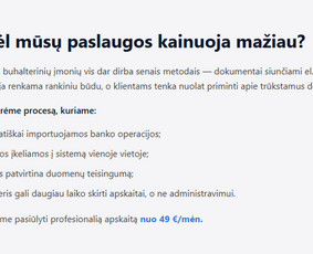 Buhalterinės apskaitos paslaugos - Buhalterinė apskaita nuo 49&euro;/mėn &ndash; Accounta - 3