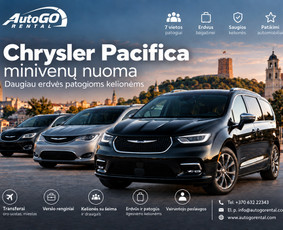 Automobilių nuoma - Vairuotojo, Transporto nuomos, Transferų paslaugos - 2