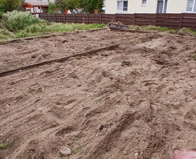 Žemės frezavimas - Sklypų lyginimas.vejos irengimas apželdinimo darbai - 3