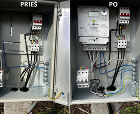 Elektrikai, elektros darbai - Eso elektros įvadai / Rangovo aktas / Instaliacija - 2