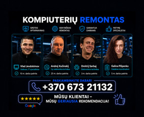 Internetas, IT - Skubus kompiuterių remontas &ndash; Savanorių pr. 40, Vilnius - 1