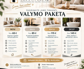 Trumpalaikės nuomos patalpų valymas - Valymo paslaugos! - 1