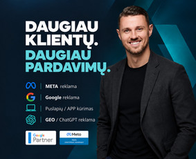 Reklamos paslaugos - Meta ir Google reklama  Užklausos ir pardavimai - 1