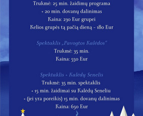 Renginiai, &scaron;ventės - Kalėdų Senelis, Elfai ir Kalėdinis spektaklis - 4