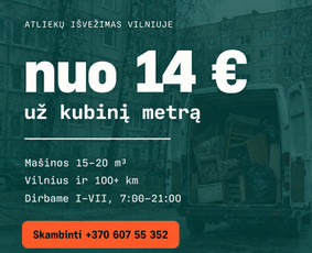 &Scaron;iuk&scaron;lių i&scaron;vežimas: statybinių ir kt. - &Scaron;iuk&scaron;lių i&scaron;vežimas Vilniuje Griovimas, fiskaro paslaugos - 1