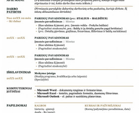 HR specialistas - Cv - Nemokamas / Darbuotojų paie&scaron;ka - 2