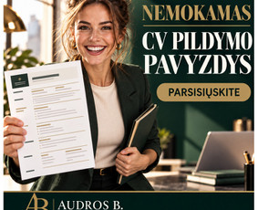 HR specialistas - Cv - Nemokamas / Darbuotojų paie&scaron;ka - 1
