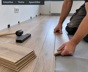 Laminato klojimas - Butų ir kt patalpų remontas bei įrengimas Vilniuje - 1