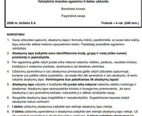 Papildomas matematikos mokymas - Matematikos pamokos 11-12 kl. - 1