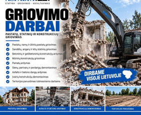 Griovimo darbai - Griovimo Darbai - 1