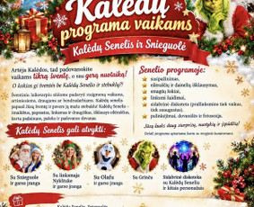 Pramogos vaikams - Kalėdų Senelis ir Snieguolė - 4