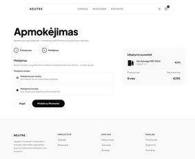 Mokėjimo sistemų pajungimas - Svetainių kūrimas: Astro.js, Wordpress, greitis ir Seo - 1