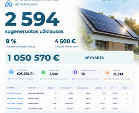 Facebook reklama - Meta (Facebook), Google reklama / Daugiau klientų, pardavimų - 1