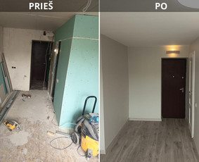 Vidaus apdailos darbai - Plataus profilio statybos darbais - 2