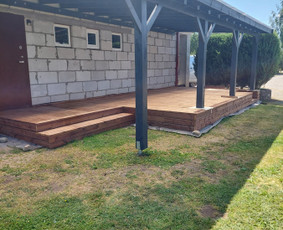 Palangių montavimas - Terasos, lauko ir vidaus dailylenčių montavimas, karkasas - 3