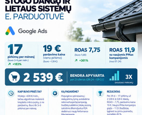Google Ads reklama - Meta (Facebook), Google reklama / Daugiau klientų, pardavimų - 3