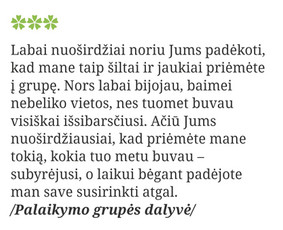 Pagalba ir palaikymas toksiškų santykių metu ir po jų. / Nijolė Gylė / Darbų pavyzdys ID 4549006