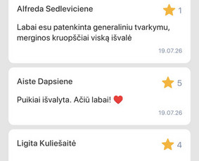 Biurų valymas - Kokybi&scaron;kos butų ir namų valymo paslaugos. - 1