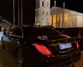Asmeniniai vairuotojai - Mercedes S klasės nuoma su vairuotoju - 3
