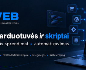 Paslaugos verslui - Internetinių svetainių kūrimas, skriptai ir automatizavimas - 1