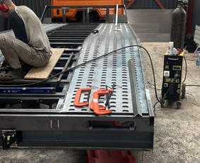 Metalo gaminiai platformos anstatai stumdomi vartai / Uab Mechanas / Darbų pavyzdys ID 4552092