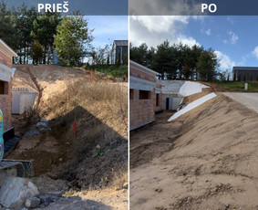 Žemės kasimas, lyginimas - Eskavatoriaus nuoma su operatoriumi. - 4