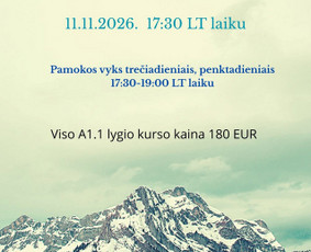 Individualus norvegų kalbos mokymas - Norvegų kalbos kursai nuo A1 iki C1 lygio internetu. - 1