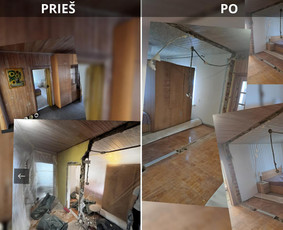Vidaus apdailos darbai - Teikiame Griovimo,demontavimo,&scaron;iūk&scaron;lių i&scaron;vežimo ir kita. - 4