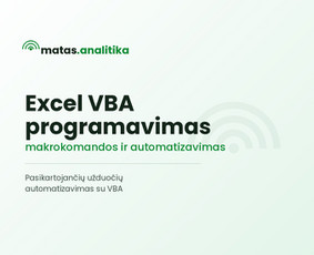 Microsoft Office Excel specialistai - Excel/google Sheets: automatizavimas, ataskaitos, analizė - 1