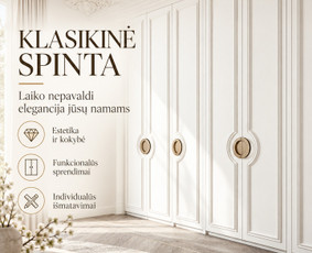 Vaiki&scaron;kos lovos - Virtuvės, spintos ir nestandartiniai baldai pagal užsakymą - 3
